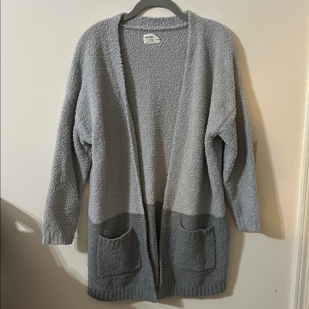 Thread & Supply Gray Knit Cardigan Sweater